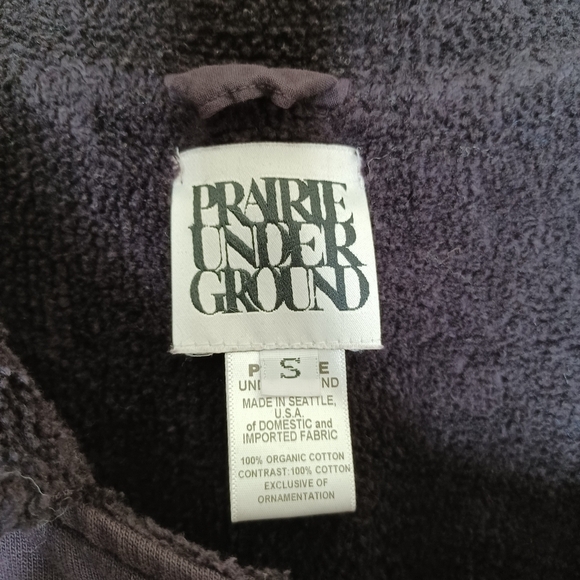 Prairie Underground Purple Oversized Moto Jacket S - Picture 6 of 7